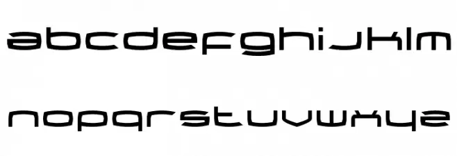 Thundergod Font LOWERCASE