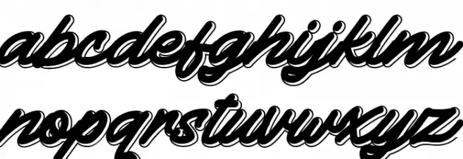 Thundergood Caratteri MINUSCOLO