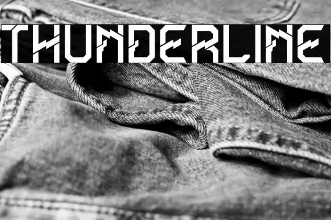 Thunderline Font examples