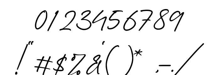 Thundersign Helgeria Font OTHER CHARS