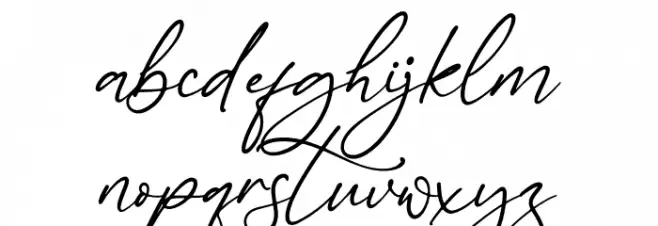 Thundersign Helgeria 字体 小写