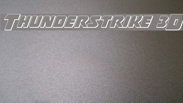 Thunderstrike 3D Example 1