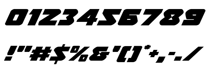 Thunderstrike Expanded フォント その他の文字