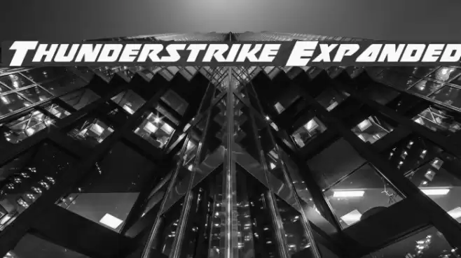 Thunderstrike Expanded フォント examples