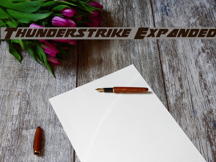 Thunderstrike Expanded フォント examples