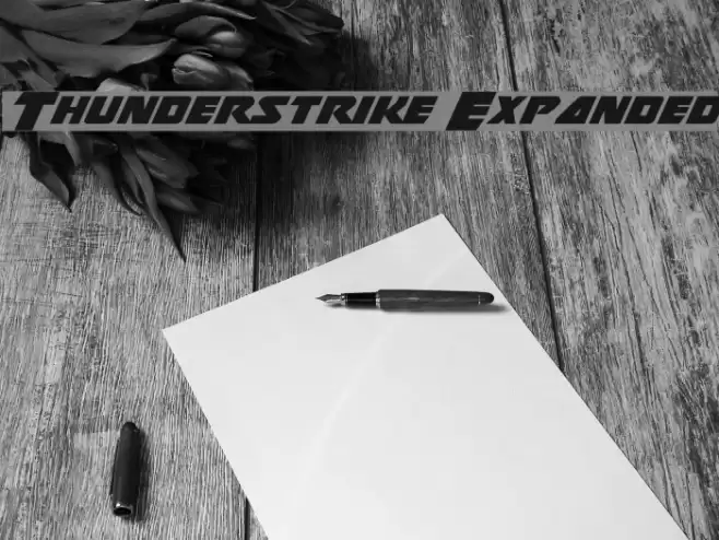 Thunderstrike Expanded フォント examples