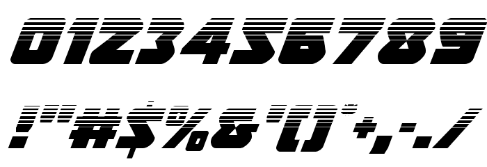 Thunderstrike Halftone Font OTHER CHARS