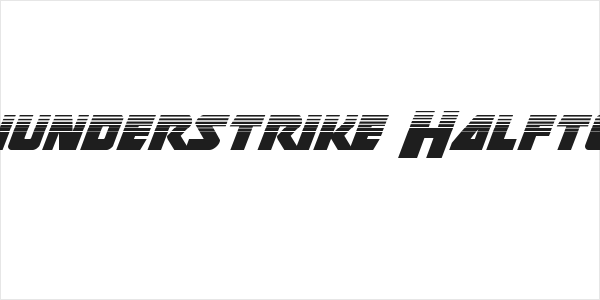 Thunderstrike Halftone Logo
