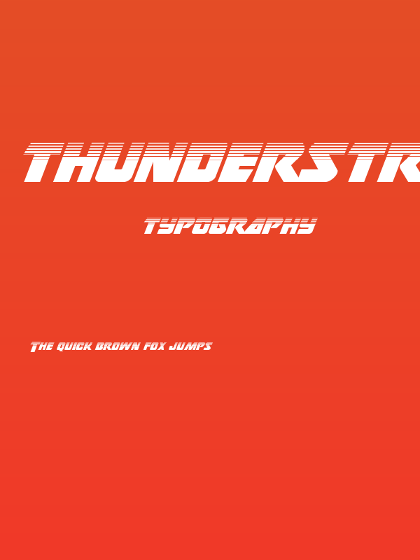 Thunderstrike Halftone Poster