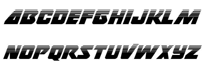 Thunderstrike Halftone Font LOWERCASE