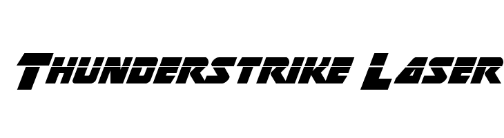 Thunderstrike Laser  नि: शुल्क फ़ॉन्ट्स डाउनलोड