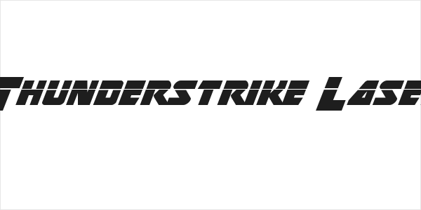 Thunderstrike Laser Logo