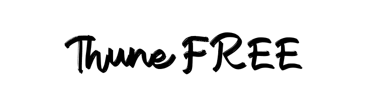 Thune FREE  免费字体下载