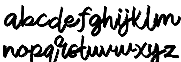 Thune FREE Font LOWERCASE