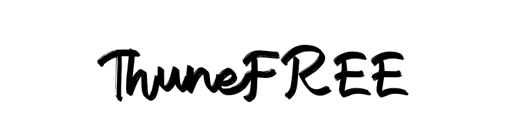 ThuneFREE  Frei Schriftart Herunterladen