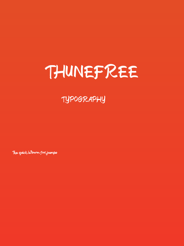 ThuneFREE Poster