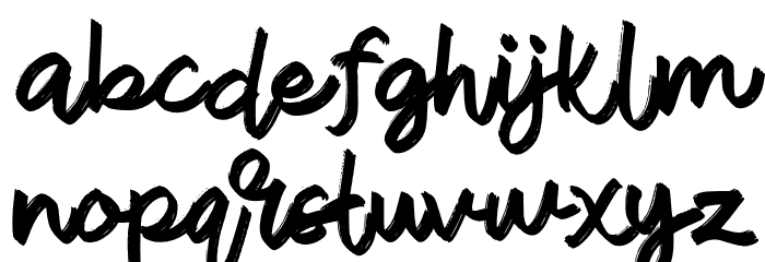 ThuneFREE Font LOWERCASE