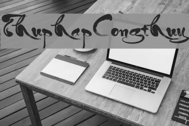 ThuphapCongthuy Font examples