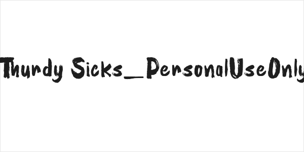  Thurdy Sicks_PersonalUseOnly Logo