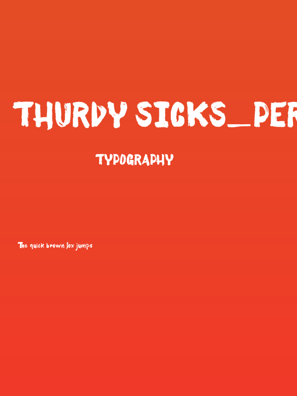  Thurdy Sicks_PersonalUseOnly Poster