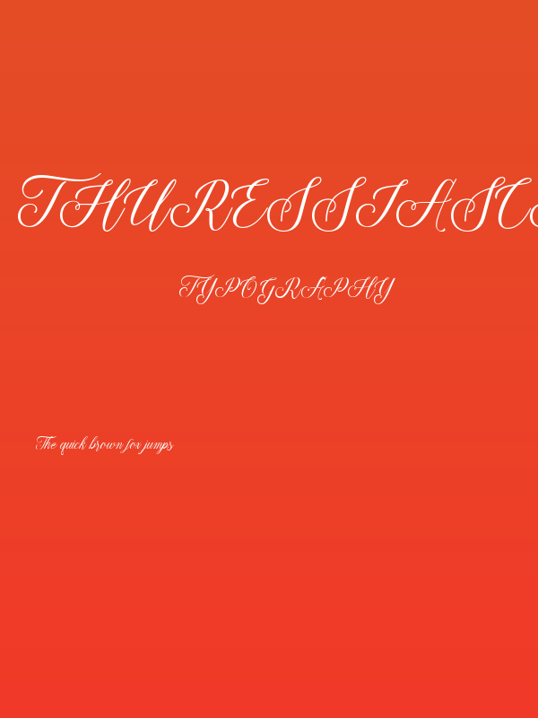 ThuressiaScript Poster