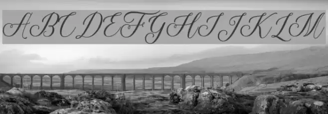 ThuressiaScript Font examples