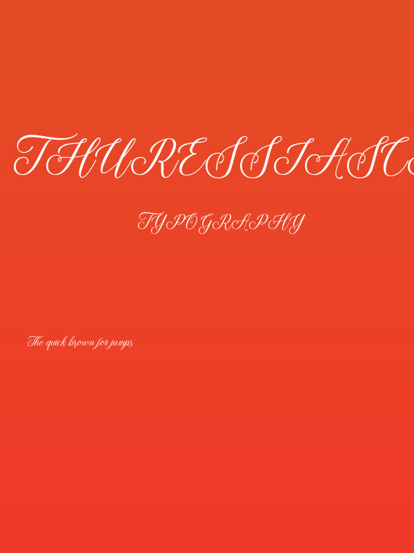 ThuressiaScript Poster