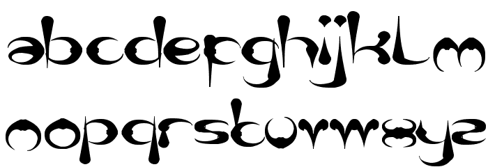 Thursday Font LOWERCASE