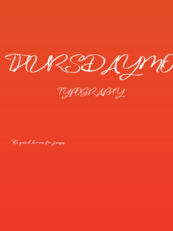 ThursdayMorningRegular Poster