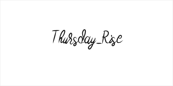 Thursday_Rise Logo