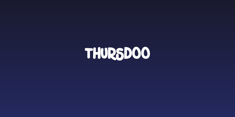 Thursdoo Social Header