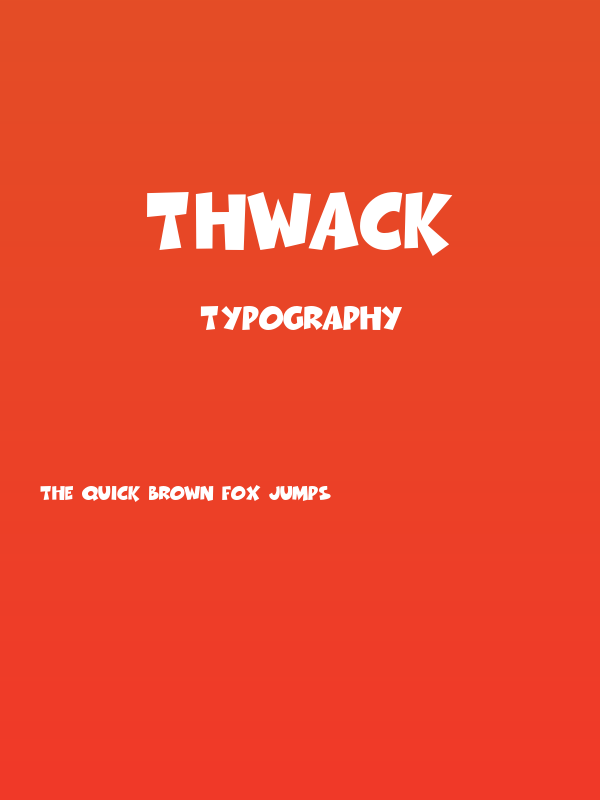 Thwack Poster