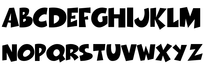 Thwack Font LOWERCASE