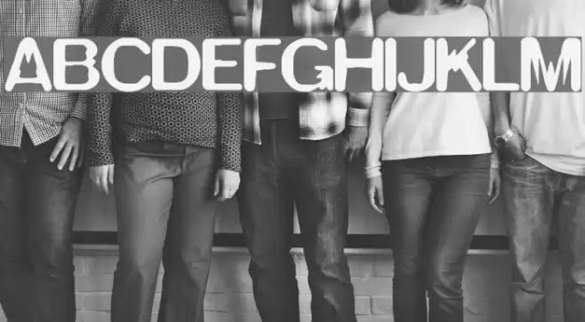 Thwart BRK Font examples