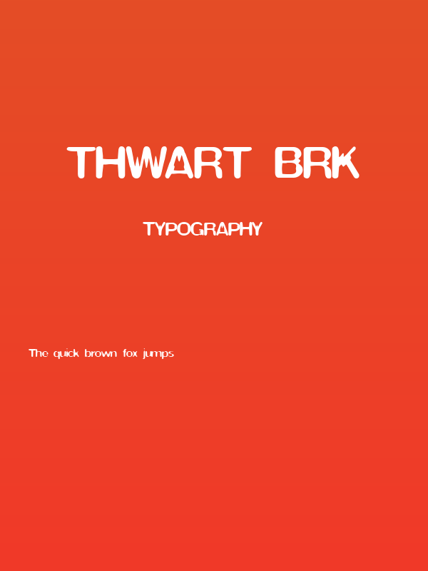 Thwart BRK Poster
