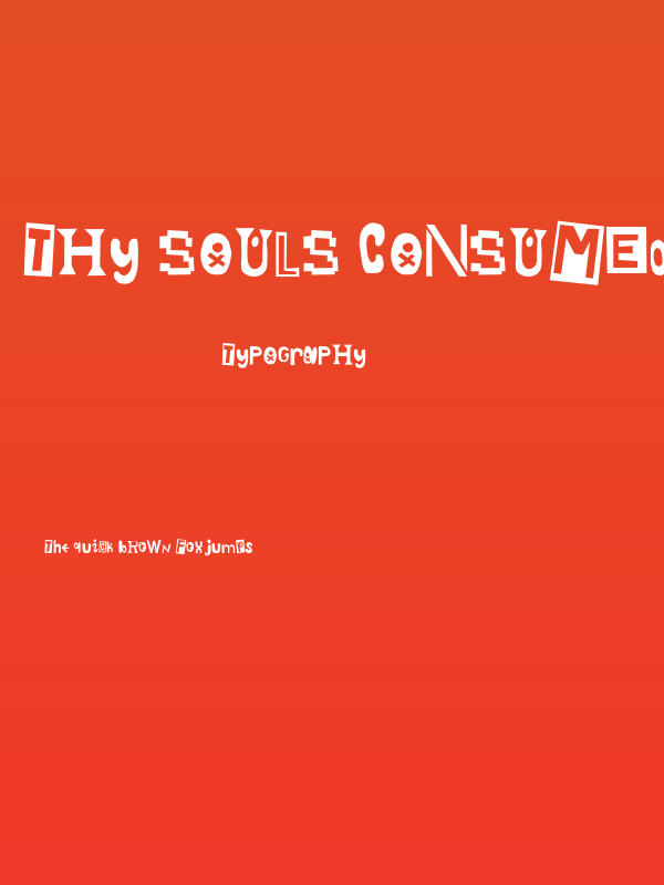 Thy Souls Consumed Poster