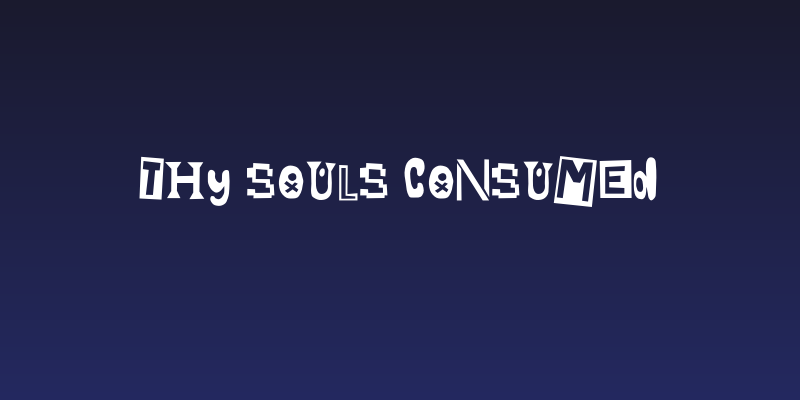 Thy Souls Consumed Social Header