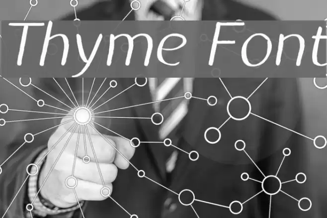 Thyme Font examples