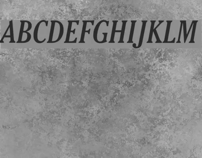 Thyssen J Italic Шрифта examples