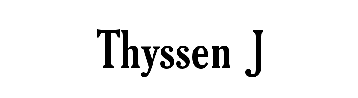 Thyssen J Font