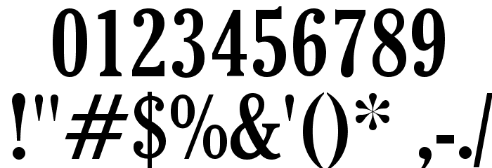 Thyssen J Font OTHER CHARS