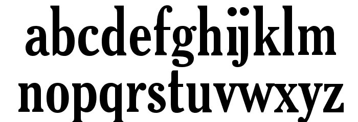 Thyssen J Font LOWERCASE