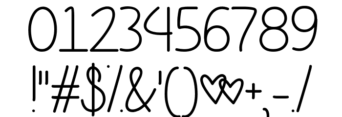 that i love you Font Alte caractere