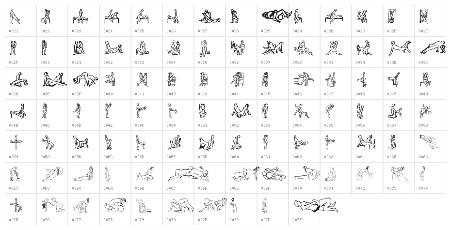 that luvin' feelin 1 Character Map