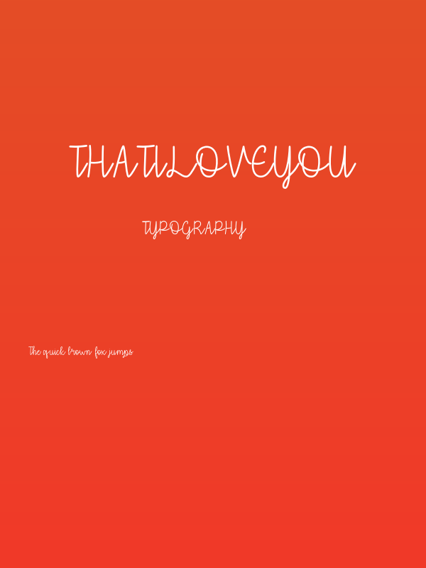 thatiloveyou Poster