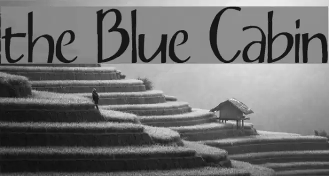 the Blue Cabin Caratteri examples