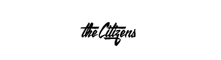 the Citizens Шрифта