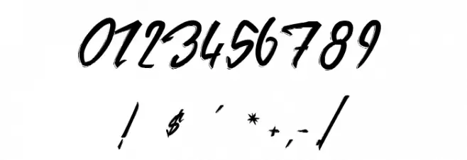 the Citizens Font OTHER CHARS