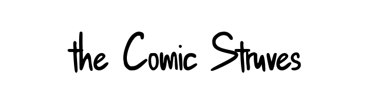 the Comic Struves  नि: शुल्क फ़ॉन्ट्स डाउनलोड