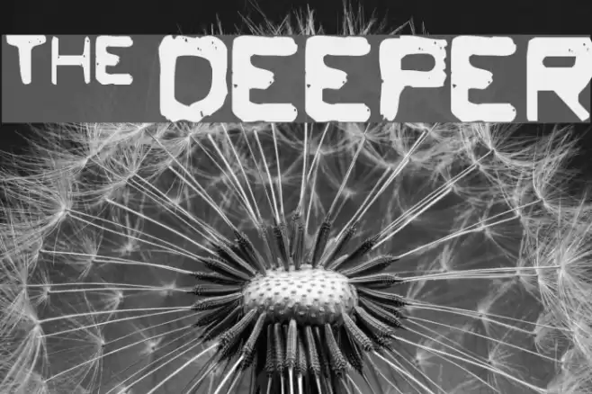 the DEEPER フォント examples